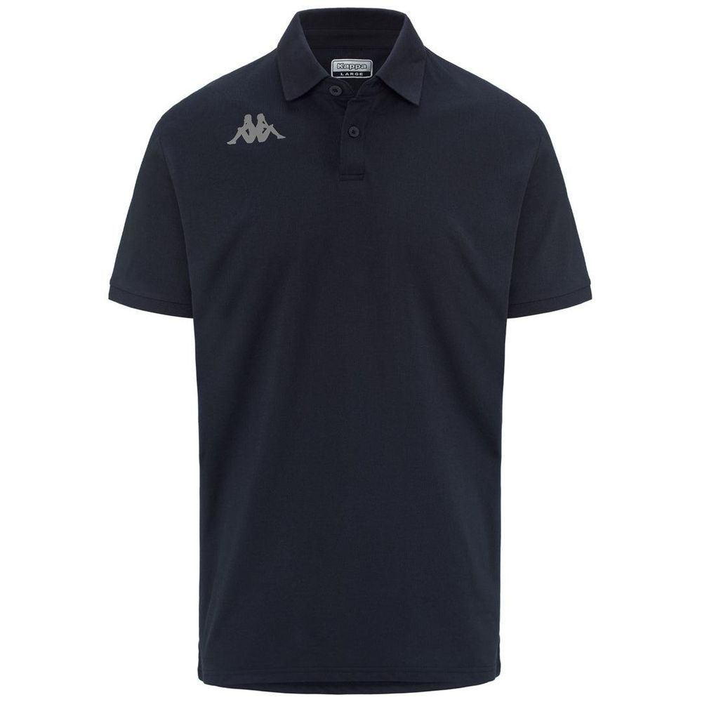 Men Kappa Fimes Polo Shirt Navy | 016348-NSG