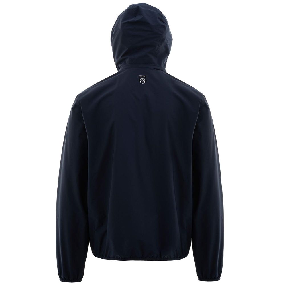 Men Kappa Frainy Jacket Navy | 325681-YEX