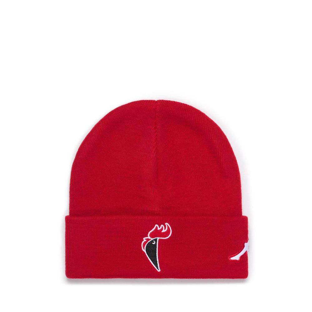 Men Kappa Jpn Abbys Bari Cap Red | 759462-RJV