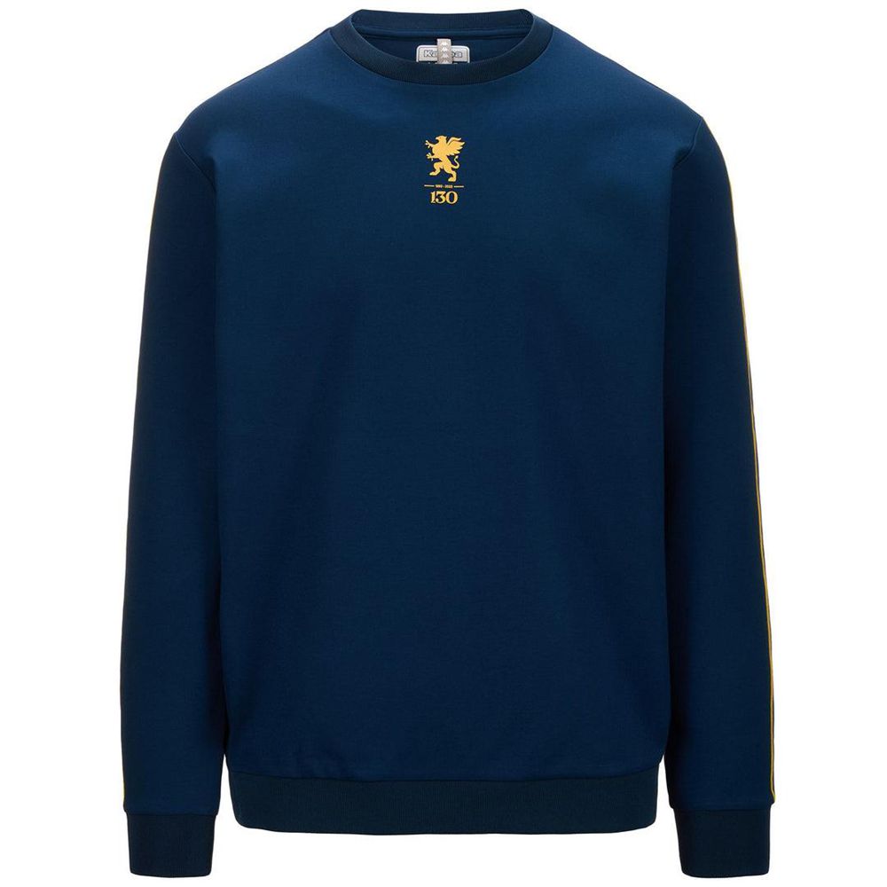 Men Kappa Jpn Colmins Genoa Sweater Navy | 047593-WKZ