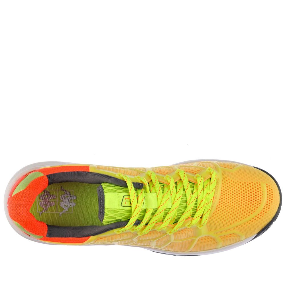 Men Kappa Kage Sport Shoes Yellow | 537964-SYG