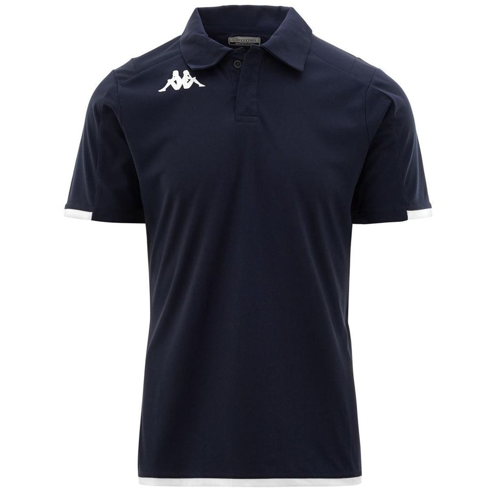 Men Kappa Kombat Abiacy Jersey Navy | 460357-ZLF