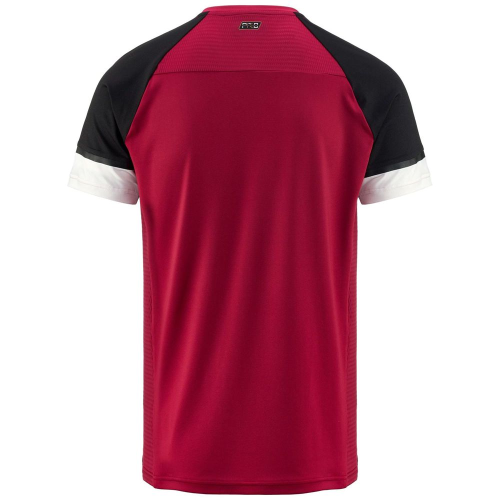 Men Kappa Kombat Dinasty Jersey Red | 921534-YGF