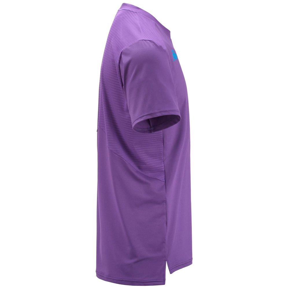 Men Kappa Kombat Elabo Jersey Purple | 406251-MUR