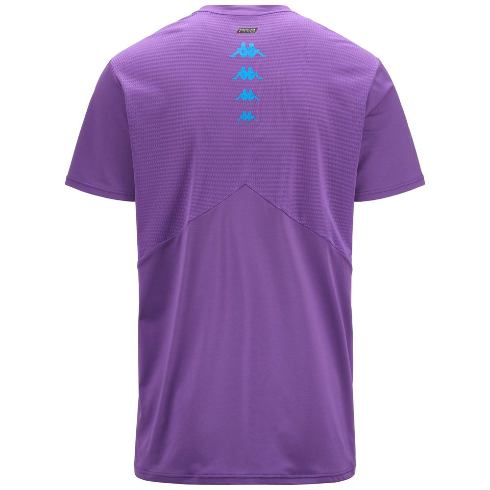 Men Kappa Kombat Elabo Jersey Purple | 406251-MUR