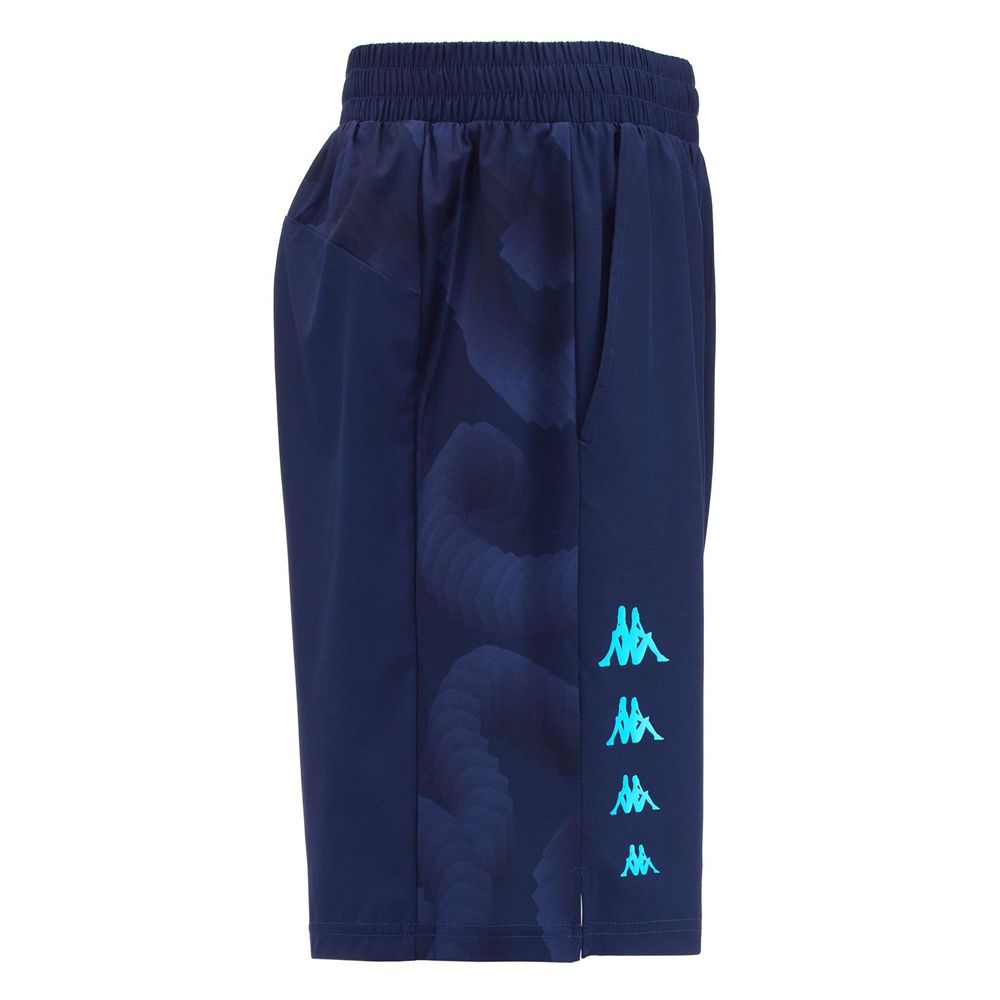 Men Kappa Kombat Ente Shorts Navy | 830594-WVN