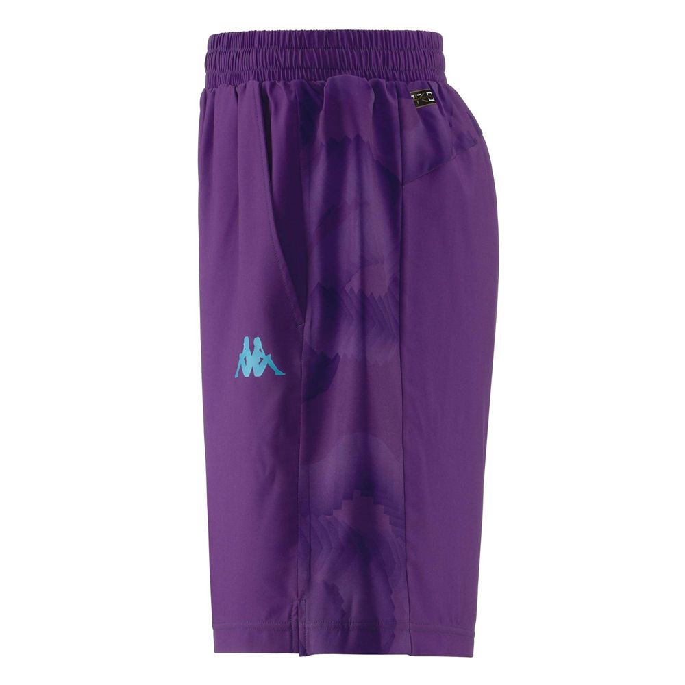 Men Kappa Kombat Ente Shorts Purple | 871203-FBK