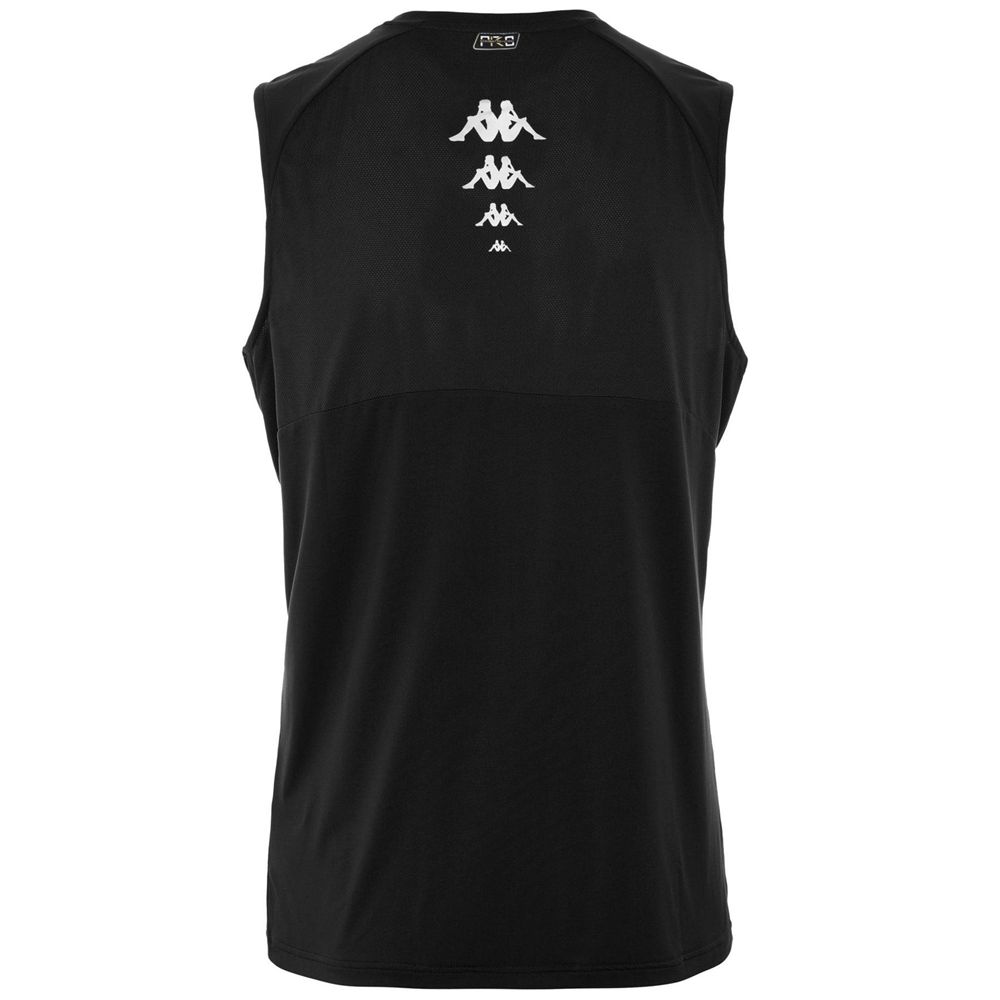 Men Kappa Kombat Ereo Jersey Black | 384695-PEO