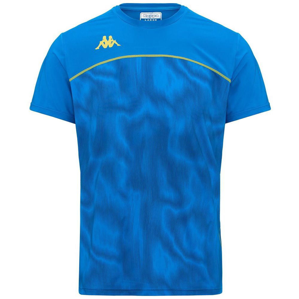 Men Kappa Kombat Fomo Jersey Blue | 298706-YRX