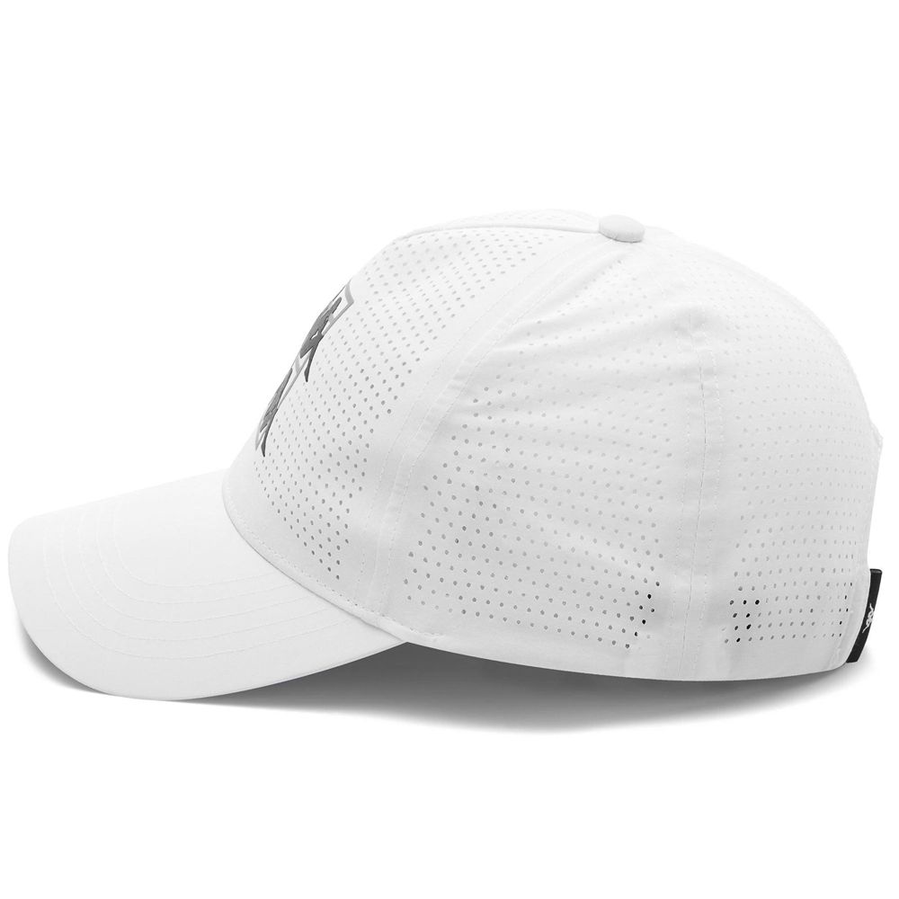 Men Kappa Kombat Padel Chisted Cap White | 608724-AQY