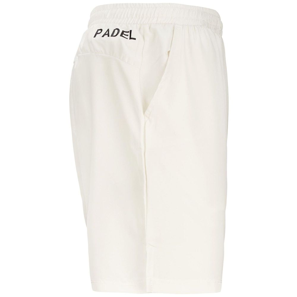 Men Kappa Kombat Padel Diviolo Shorts White | 391240-JSL