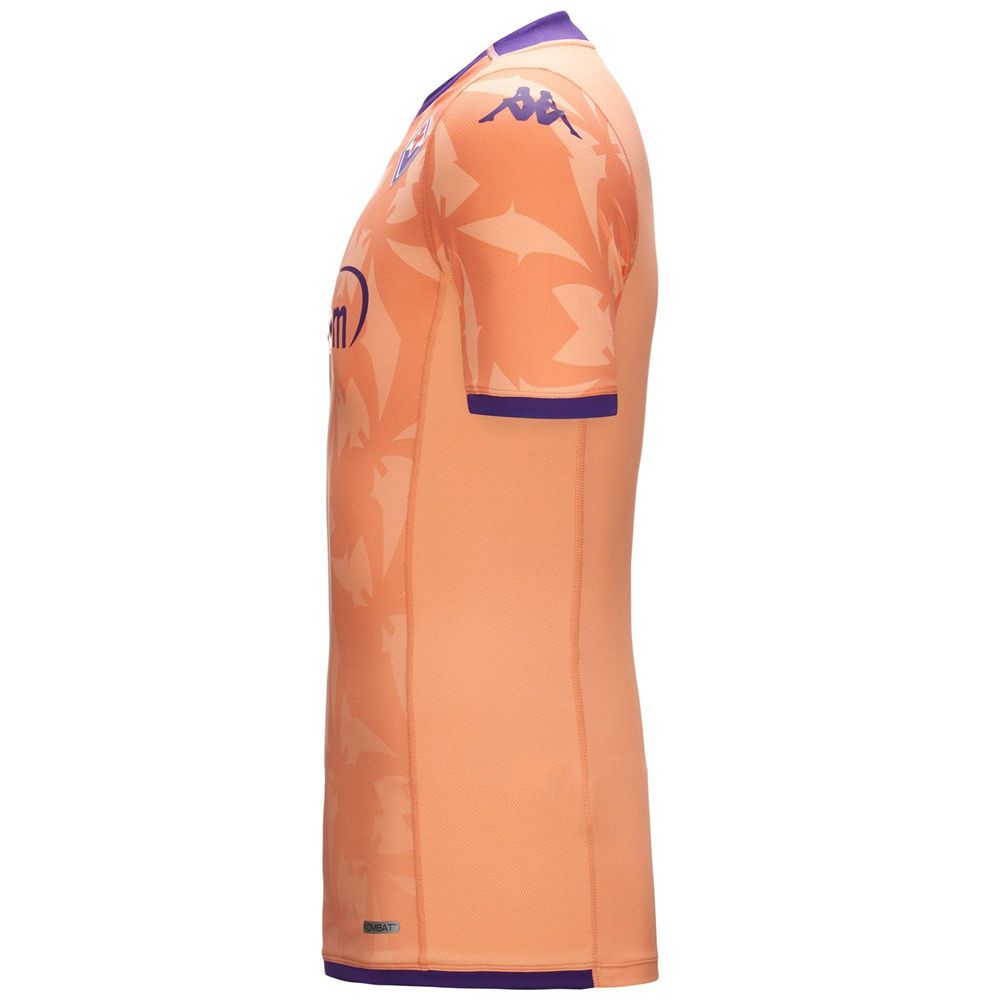 Men Kappa Kombat Pro 2024 Fiorentina Jersey Orange | 654093-YDK