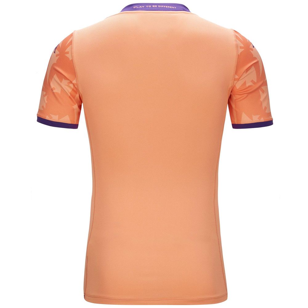 Men Kappa Kombat Pro 2024 Fiorentina Jersey Orange | 654093-YDK