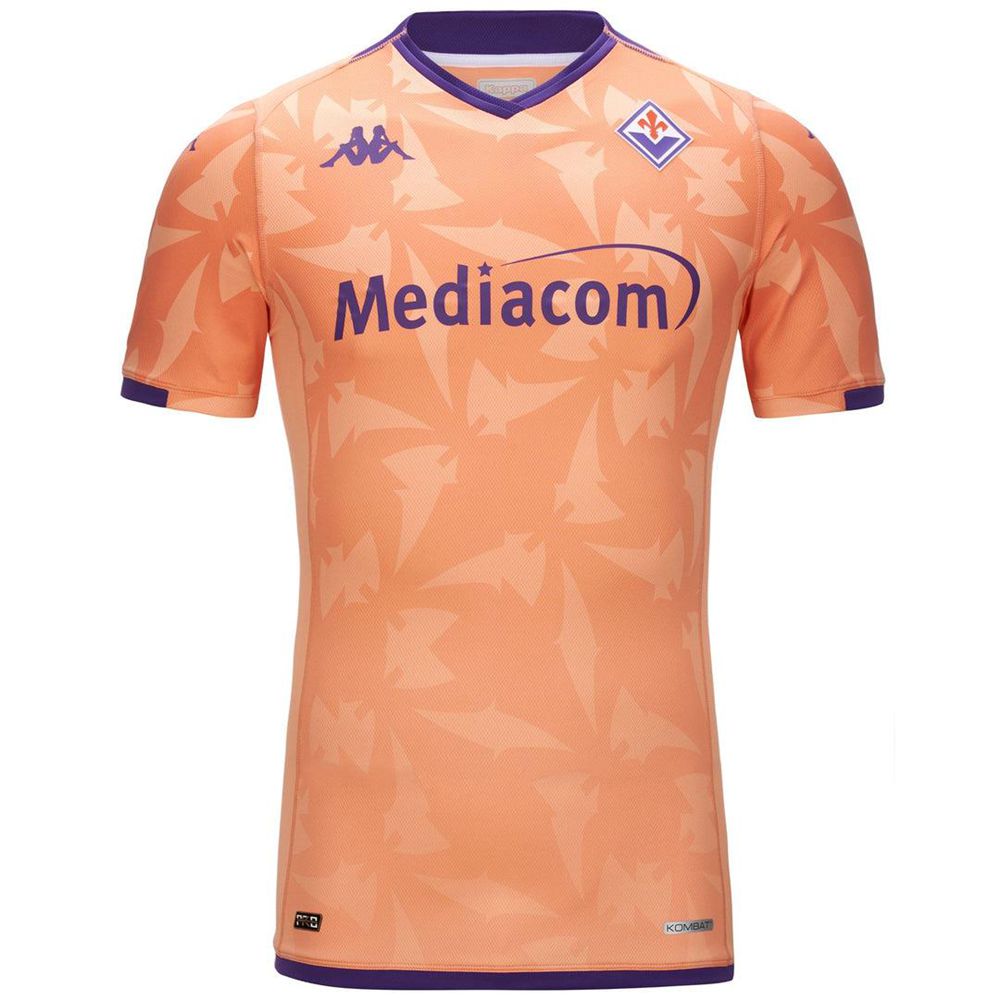 Men Kappa Kombat Pro 2024 Fiorentina Jersey Orange | 654093-YDK