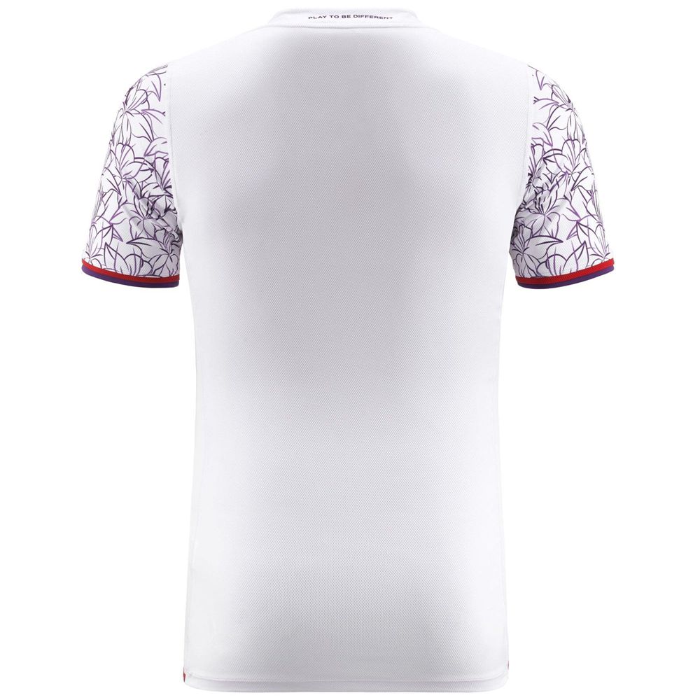 Men Kappa Kombat Pro 2024 Fiorentina Jersey White | 820695-HPM