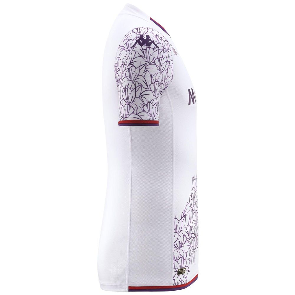 Men Kappa Kombat Pro 2024 Fiorentina Jersey White | 820695-HPM