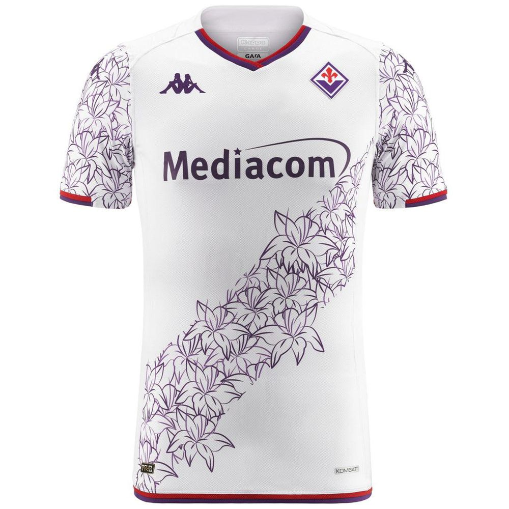 Men Kappa Kombat Pro 2024 Fiorentina Jersey White | 820695-HPM