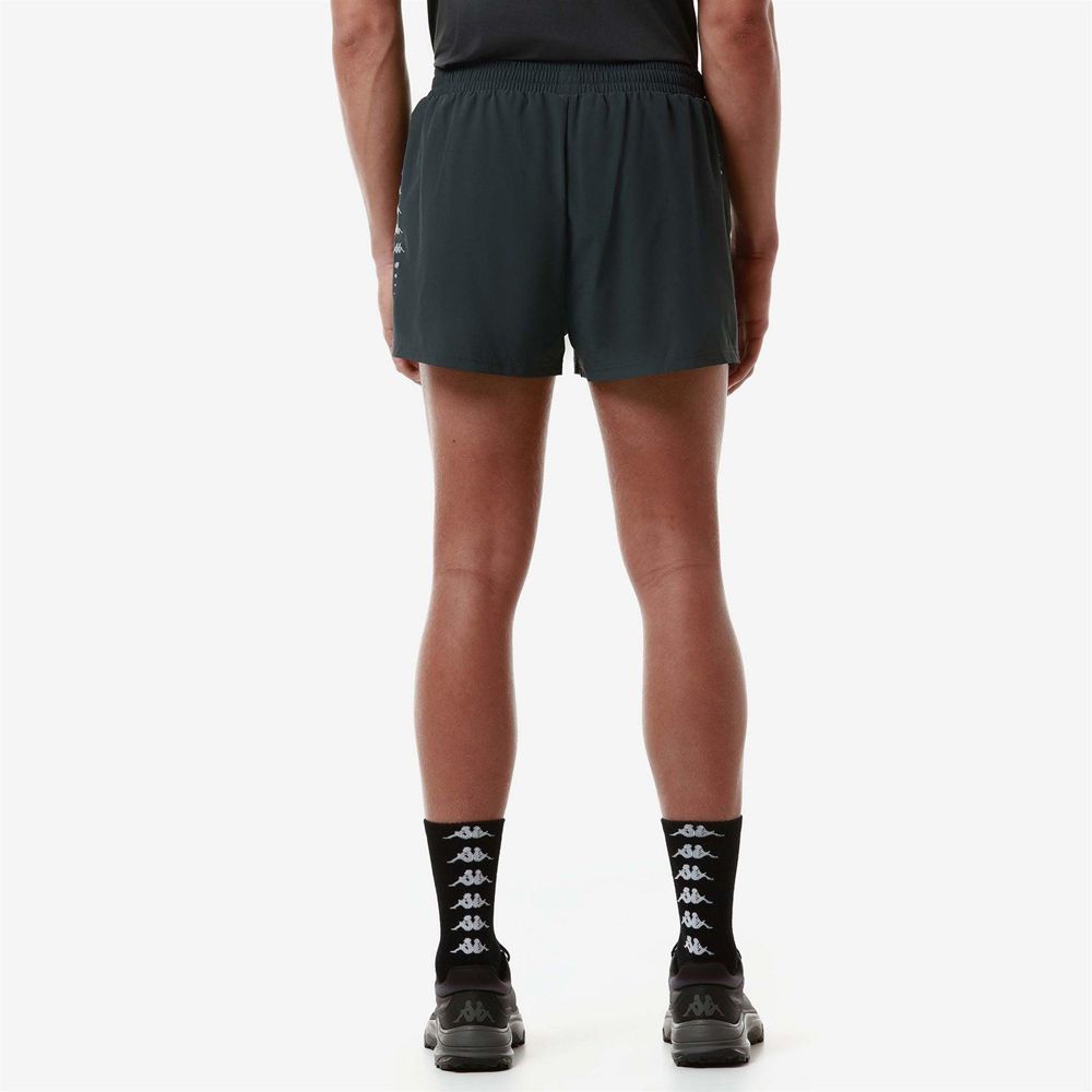 Men Kappa Kombat Run Festo Shorts Grey | 835614-HKG