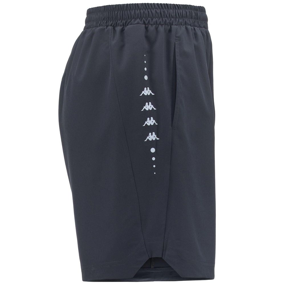 Men Kappa Kombat Run Fusto Shorts Grey | 495803-YLH