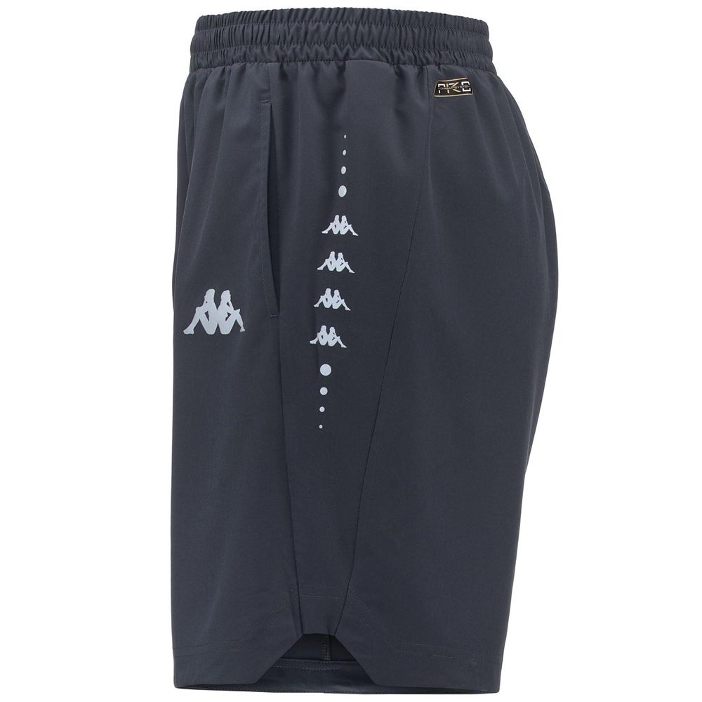 Men Kappa Kombat Run Fusto Shorts Grey | 495803-YLH