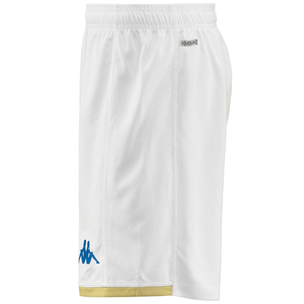 Men Kappa Kombat Ryder Brescia Shorts White | 157432-ASW