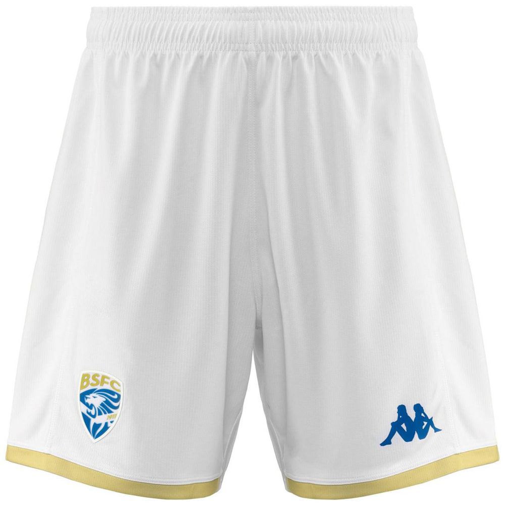 Men Kappa Kombat Ryder Brescia Shorts White | 157432-ASW