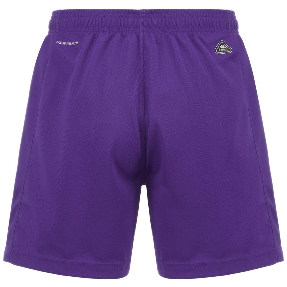 Men Kappa Kombat Ryder Fiorentina Shorts Purple | 476251-IZP