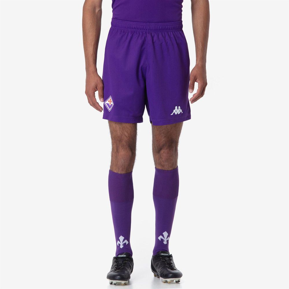 Men Kappa Kombat Ryder Fiorentina Shorts Purple | 476251-IZP