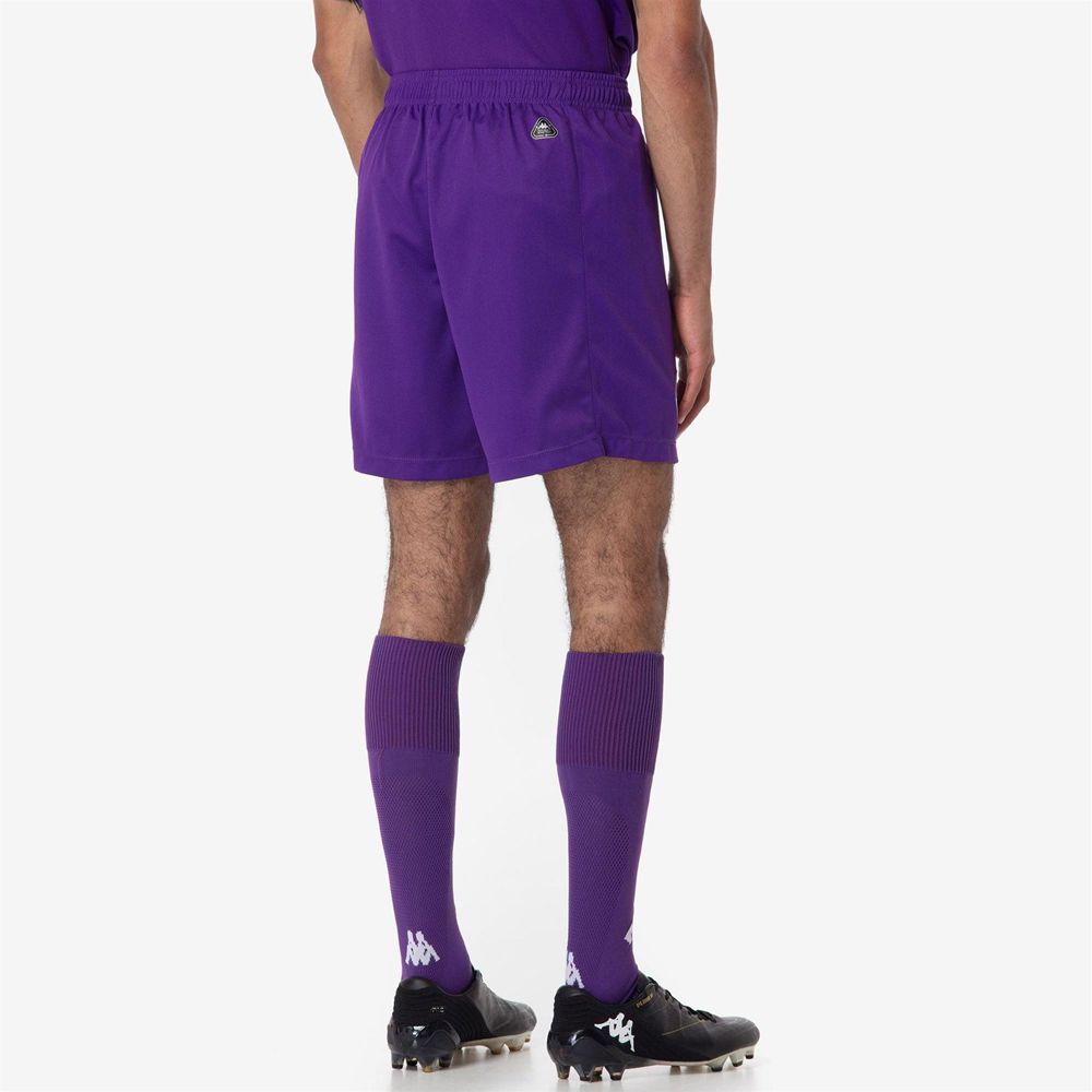 Men Kappa Kombat Ryder Fiorentina Shorts Purple | 476251-IZP