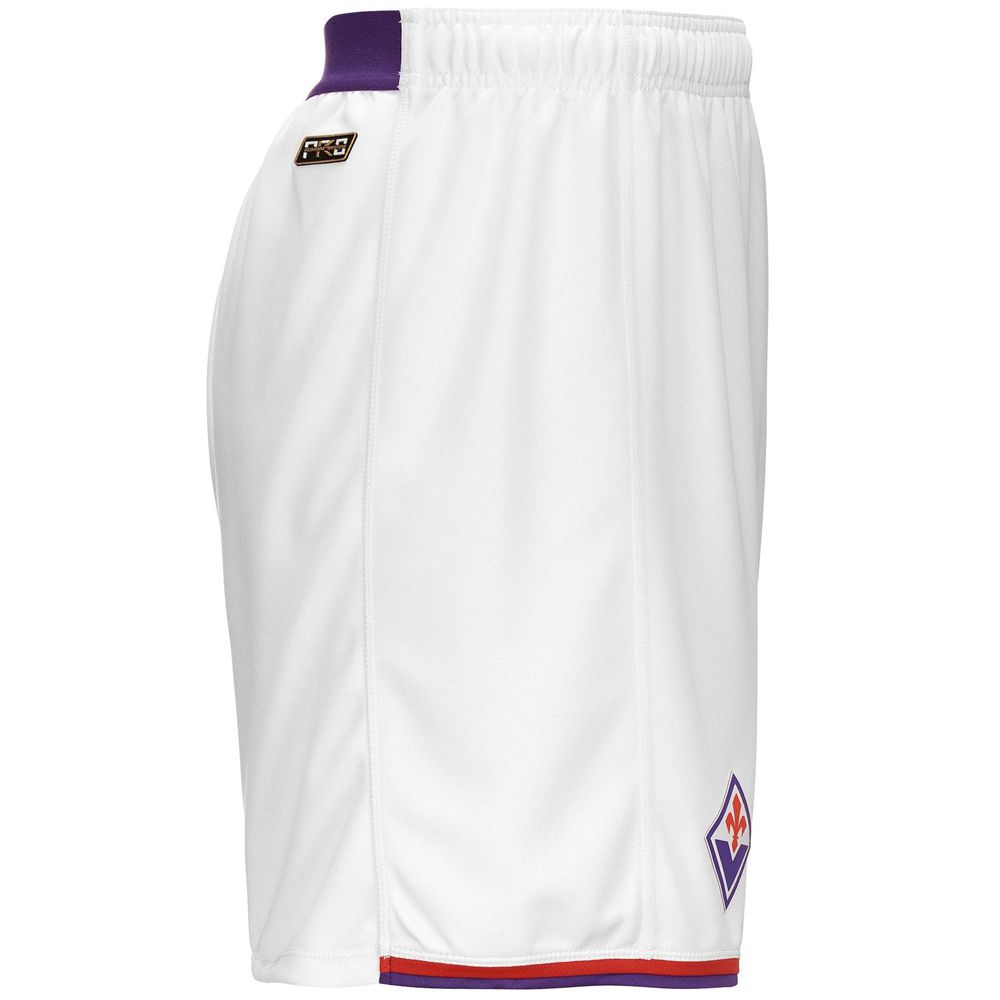 Men Kappa Kombat Ryder Pro Fiorentina Shorts White | 237048-OCV