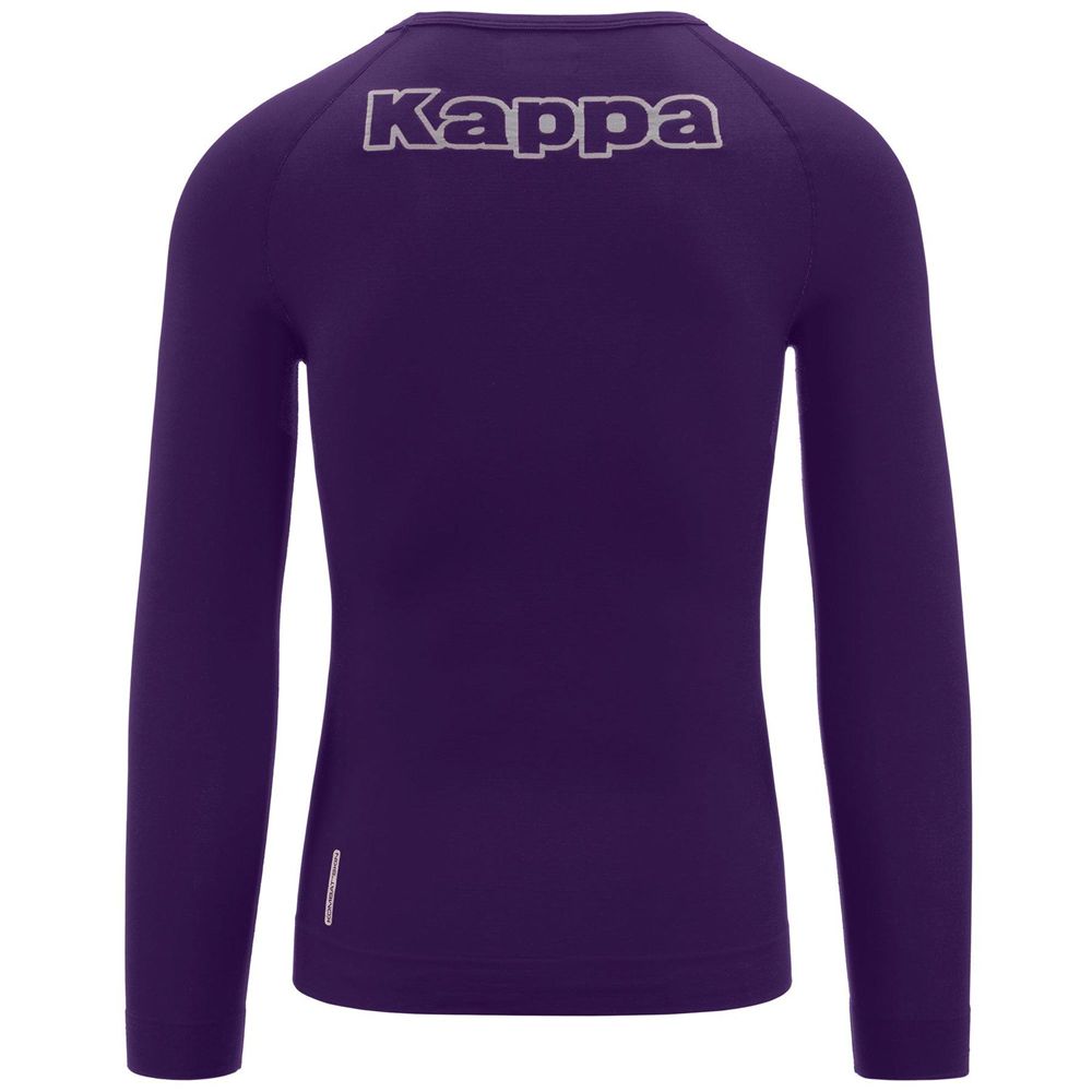 Men Kappa Kombat Skin Bongv T-Shirt Purple | 968053-KYR