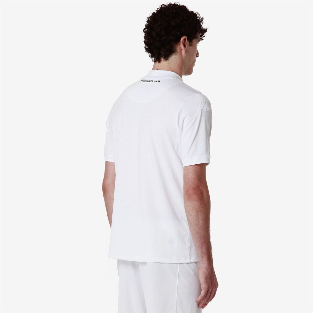 Men Kappa Kombat Spezia Jersey White | 927018-PAM