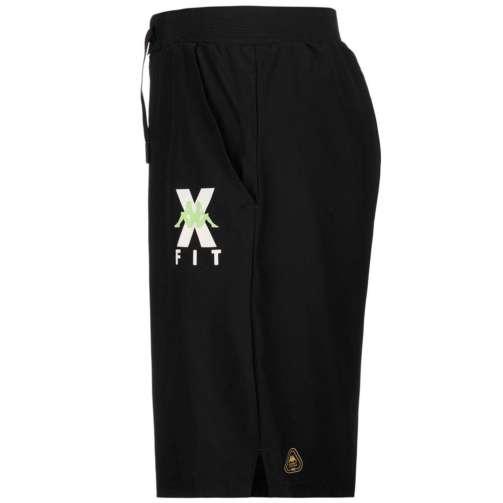 Men Kappa Kombat Wkt Egameno Shorts Black | 398250-IDO