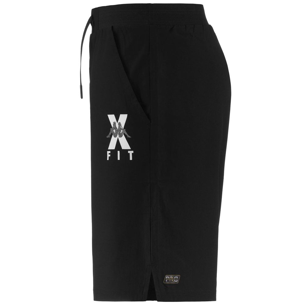 Men Kappa Kombat Wkt Egameno Shorts Black | 154039-TMX