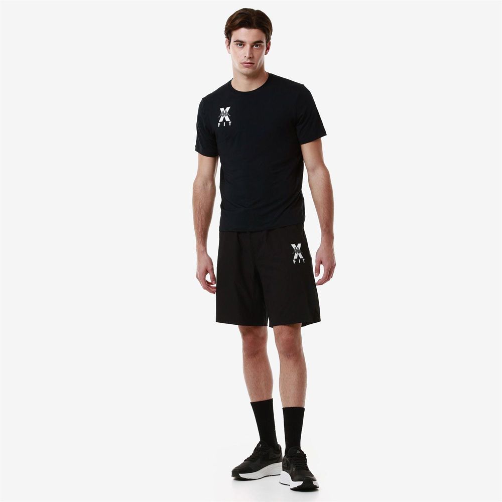 Men Kappa Kombat Wkt Egameno Shorts Black | 154039-TMX