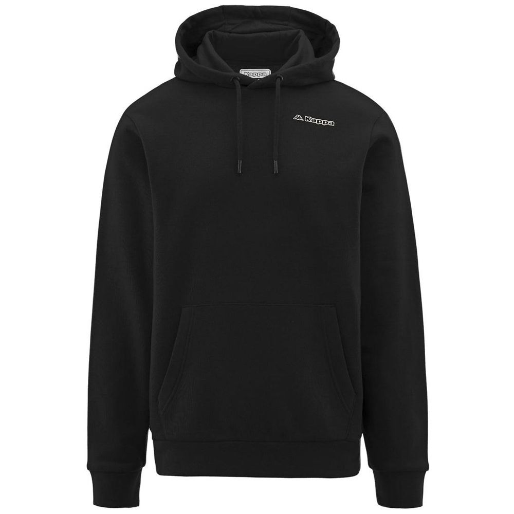 Men Kappa Logo 365 Enzo Hoodie Black | 289437-WKF