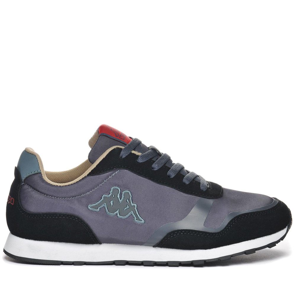 Men Kappa Logo Aymar Sneakers Grey | 342701-LXC