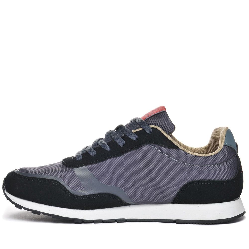 Men Kappa Logo Aymar Sneakers Grey | 342701-LXC