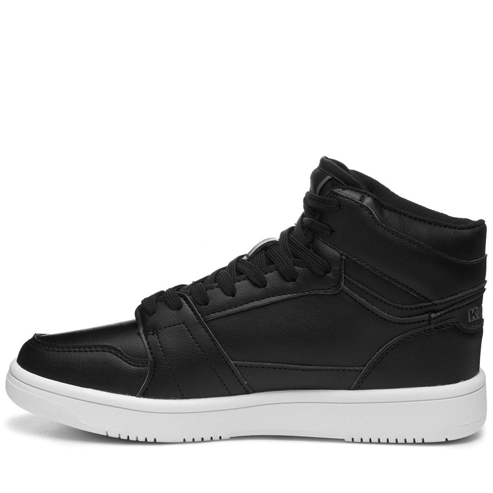 Men Kappa Logo Basil Md Sneakers Black | 218590-DUV