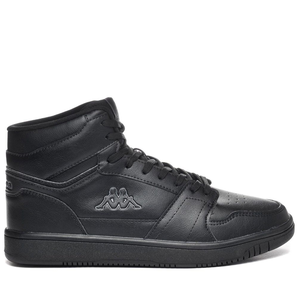 Men Kappa Logo Basil Md Sneakers Black | 267839-AUE