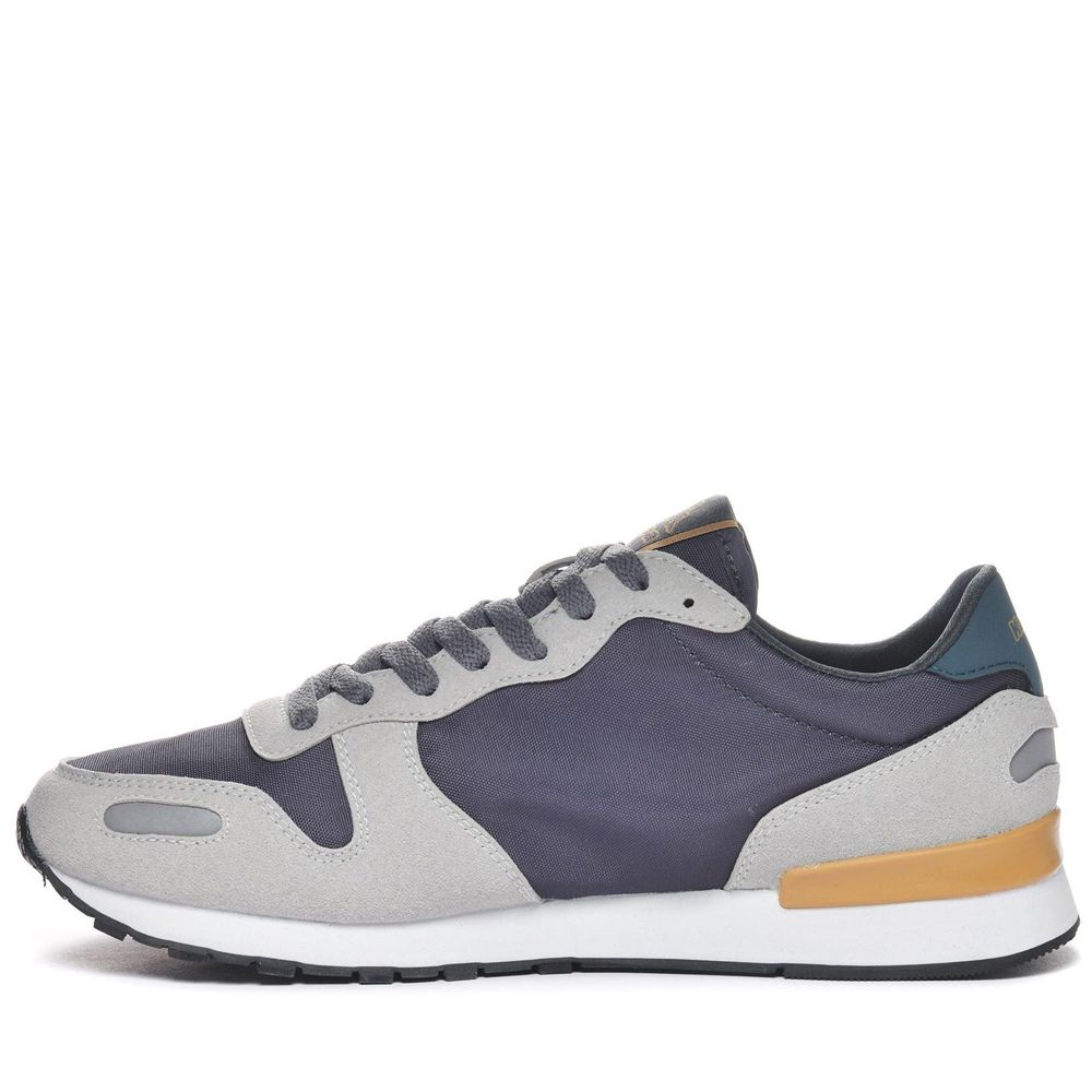 Men Kappa Logo Berlin 2 Sneakers Grey | 501428-YLW