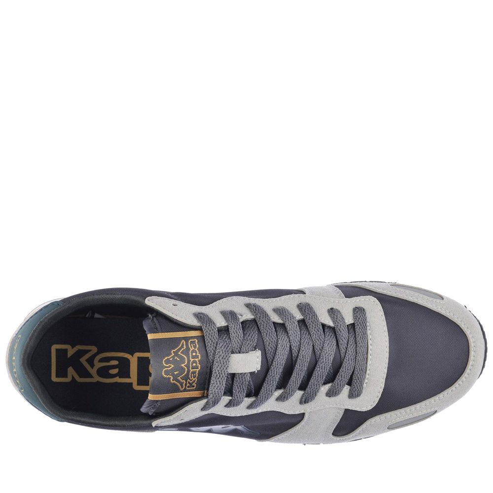 Men Kappa Logo Berlin 2 Sneakers Grey | 501428-YLW