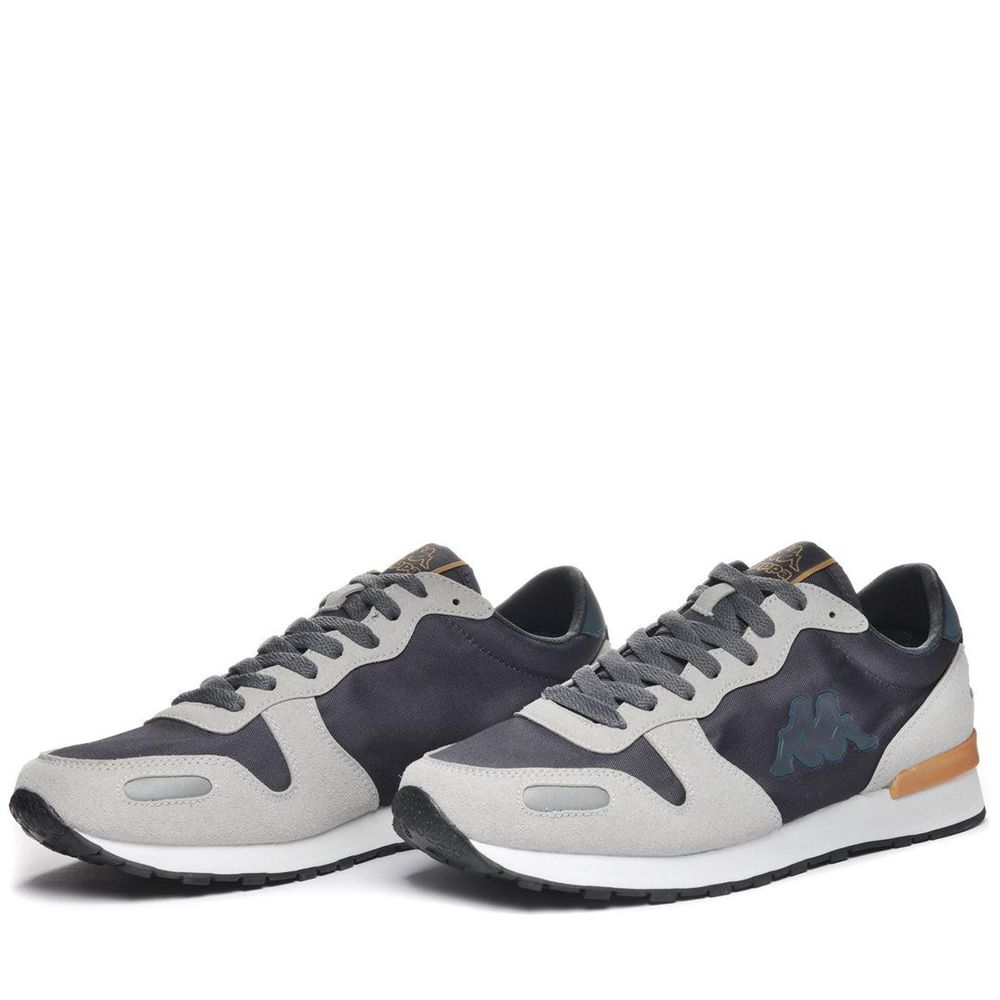 Men Kappa Logo Berlin 2 Sneakers Grey | 501428-YLW