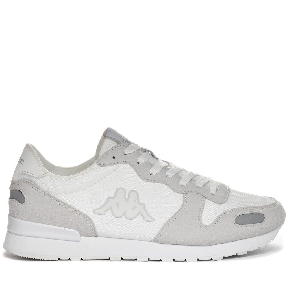 Men Kappa Logo Berlin 2 Sneakers White | 814209-QPB