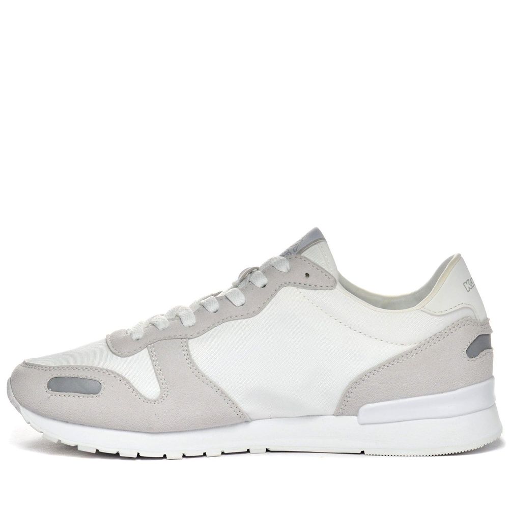 Men Kappa Logo Berlin 2 Sneakers White | 814209-QPB