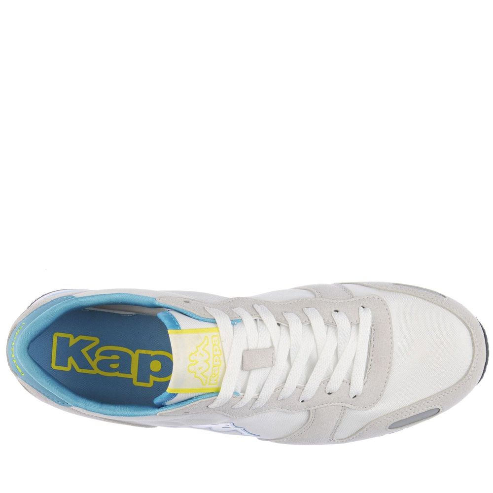 Men Kappa Logo Berlin 2 Sneakers White | 742901-PAS