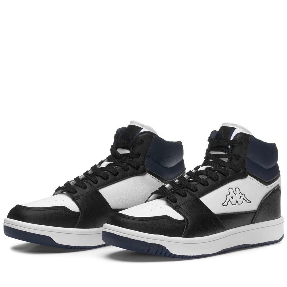 Men Kappa Logo Bernal Md Sneakers Blue | 364712-QHD