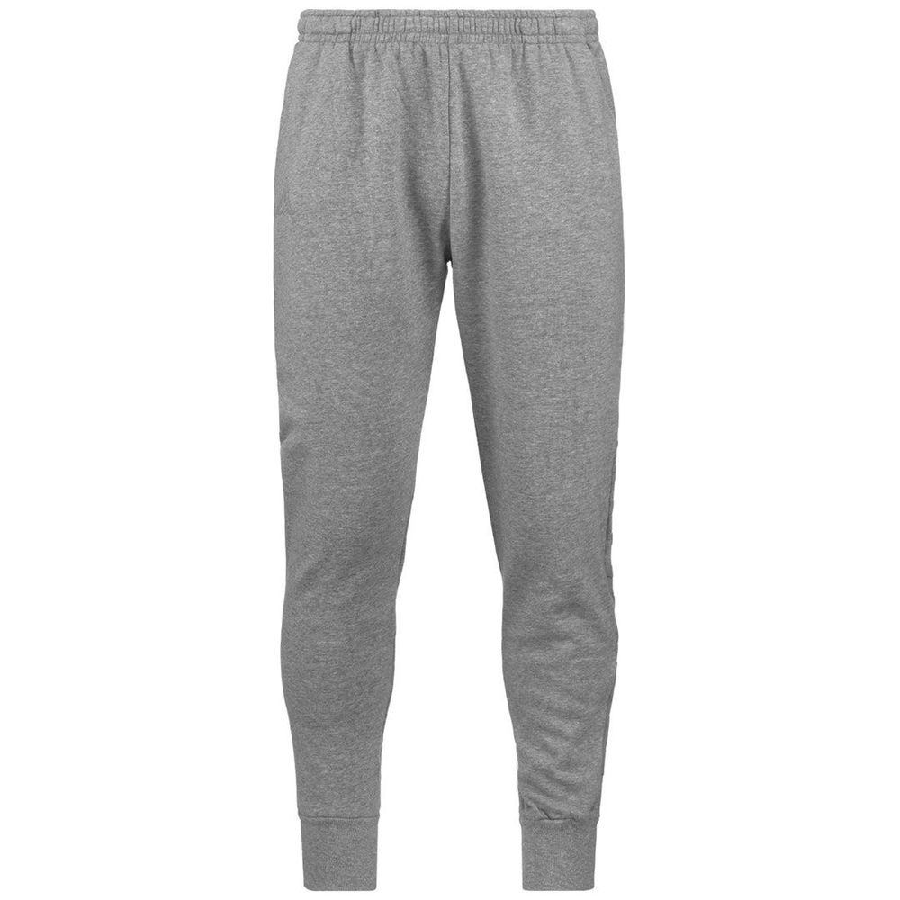 Men Kappa Logo Bipant Slim Pants Grey | 850791-STZ