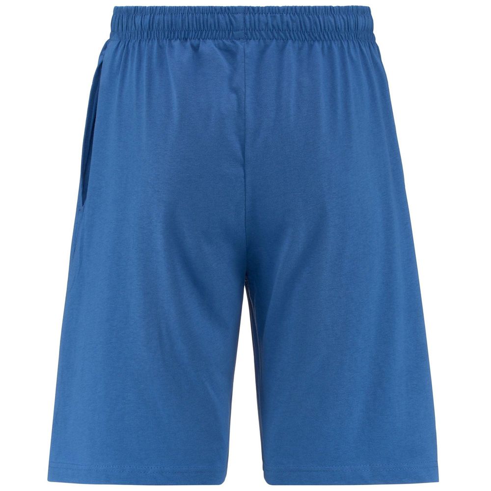 Men Kappa Logo Cabog Shorts Blue | 038957-YUK