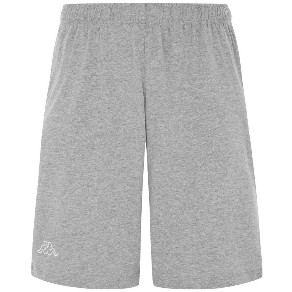 Men Kappa Logo Cabog Shorts Grey | 432189-DUY